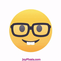 face nerd GIF by JoyPixels