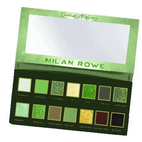 Poison Ivy Eyeshadow GIF by Milan Rowe Makeup