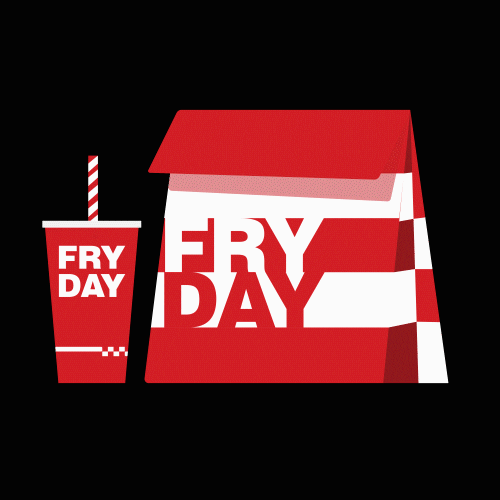 FRYDAY-FIRES-BURGERS-SHAKES delivery togo to go fryday GIF