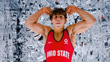 Ohio State Flex GIF by Ohio State Athletics
