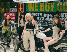 Uh-Oh Biker Gang GIF by (G)I-DLE