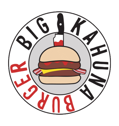 Burger Sticker by bigkahunaburger