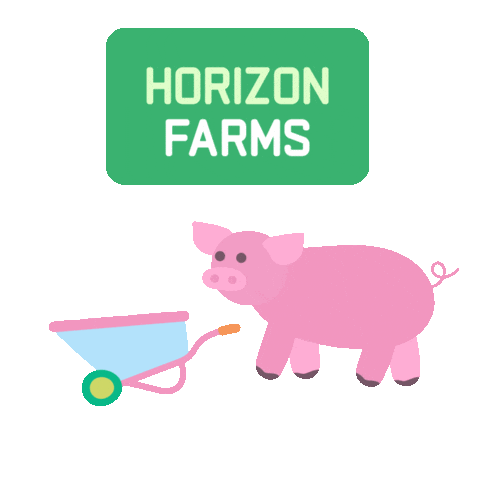 Pig Sticker by horizon farms
