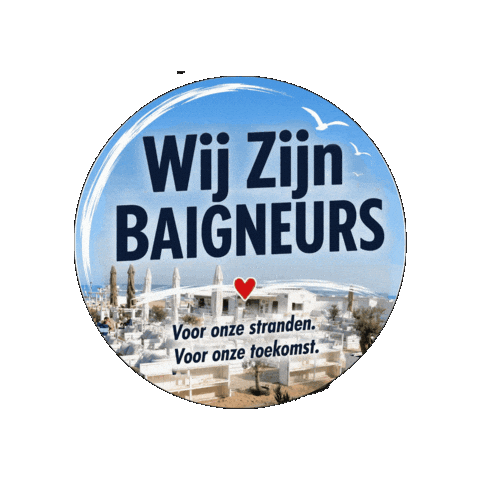 Baigneurs Knokke Sticker by waikikibeach