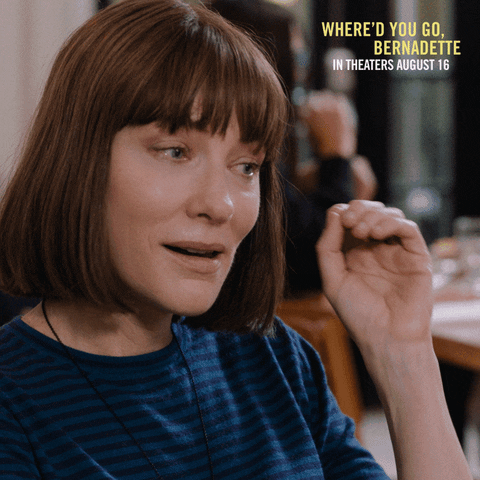 Disappear Cate Blanchett GIF by Whereâd You Go Bernadette