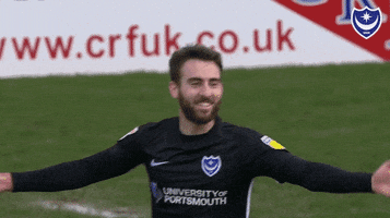 ben close soccer GIF by Portsmouth Football Club