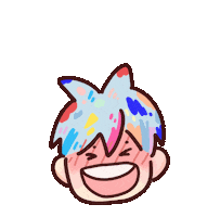 Happy Sticker