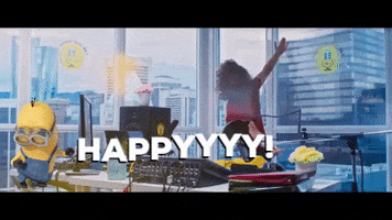 Happy Minion GIF