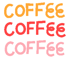 Coffee Rainbow Sticker