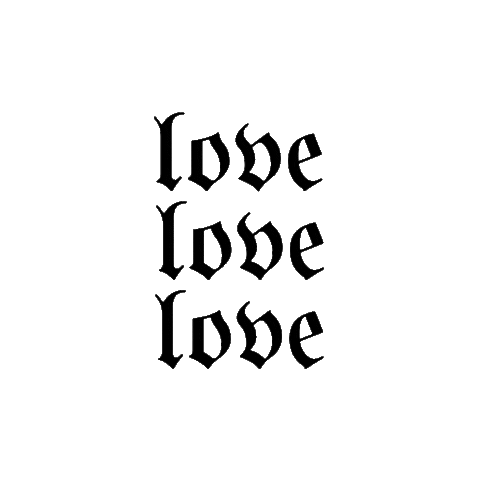 Black And White Love Sticker by Ainoa