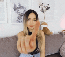 Finger No GIF by Chloe Ting