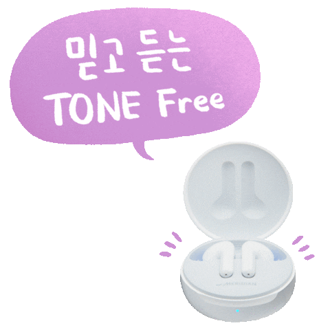 LG TONE Free Sticker