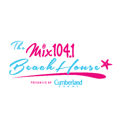 Beach House Logo Sticker by Mix 104.1