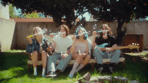 Nia Lovelis Bubbles GIF by Hey Violet - Find & Share on GIPHY