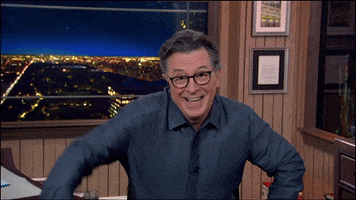 Stephen Colbert Tambourine GIF by The Late Show With Stephen Colbert