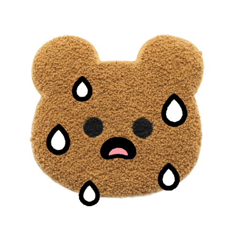 Bear Sweat Sticker by なまいキッズ
