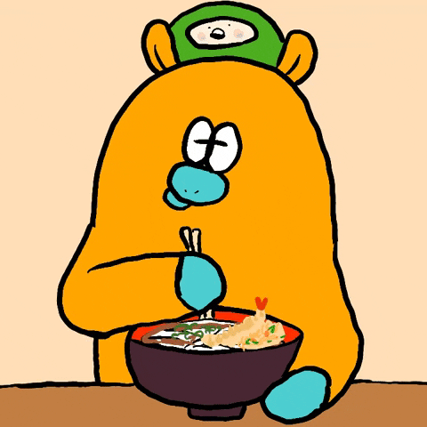 Hungry Udon Noodles GIF
