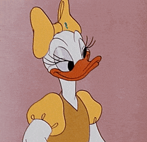 Daisy Duck Reaction GIF