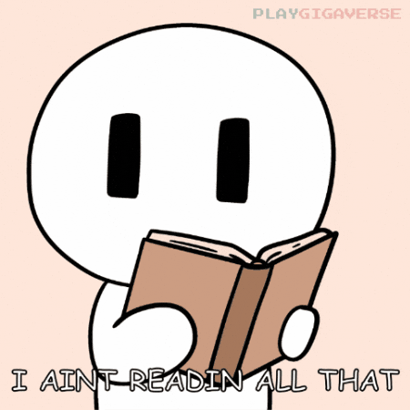 Unimpressed Book GIF