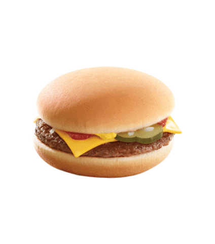 Cheeseburger Sticker by McDonald's Qatar