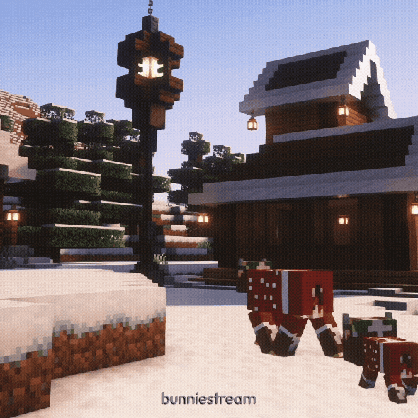 Mother And Son Winter GIF