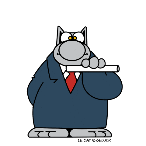 LE CAT © PHILIPPE GELUCK GIF