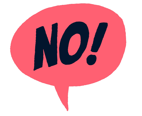 No Sticker by Vera Dement for iOS & Android | GIPHY