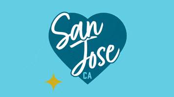 Heart California GIF by Visit San Jose