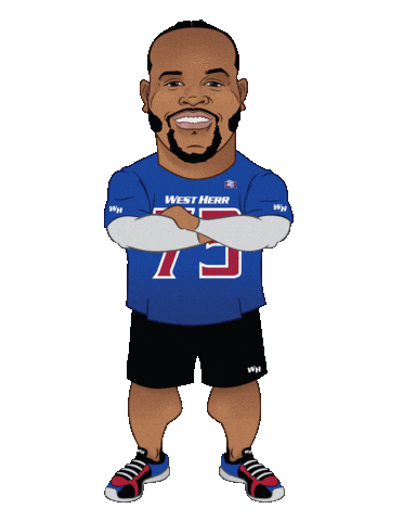 Football Josh Sticker by West Herr