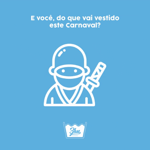 Blue Lavandarias GIF