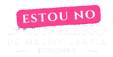 2 Congresso Topcorpus Sticker by Massagem TopCorpus