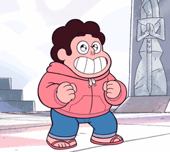 Excited Steven Universe GIF