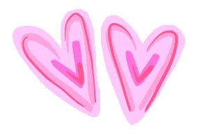 Heart Pink Sticker by faithdotart