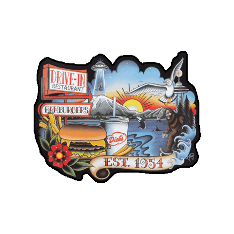 Dick's Drive-In Sticker