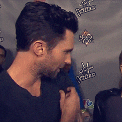 adam levine smell GIF