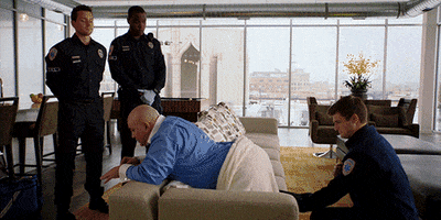 Usa Network Shock GIF by Sirens