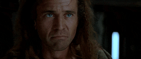 William Wallace Braveheart GIF - Find & Share on GIPHY