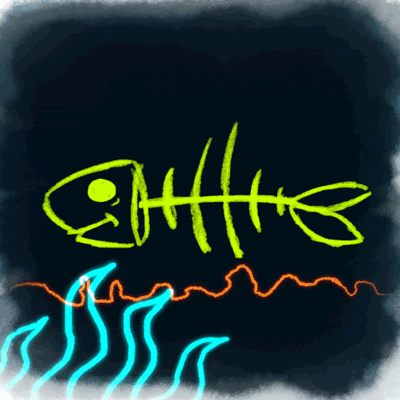 dead sea fish GIF by Chris Timmons