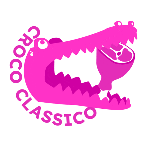 Crocomeal Sticker