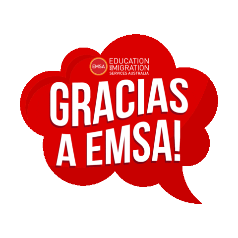 Happy Gracias Sticker by emsaaustralia
