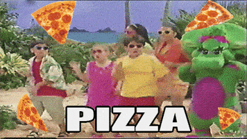 Barney And Friends Pizza GIF