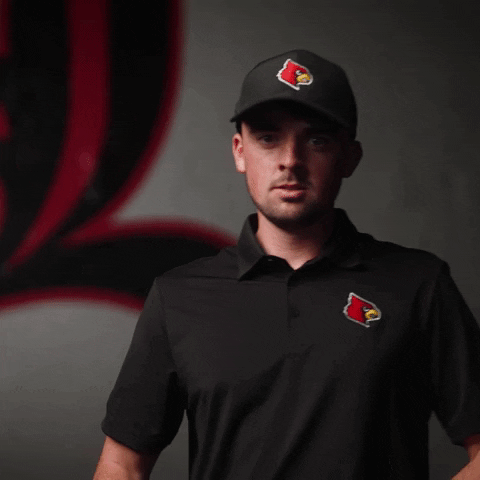 Arms Crossed Kennedy GIF by Louisville Cardinals