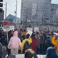 Protesters Rally Ahead of Delayed Derek Chauvin Trial in Minneapolis, Minnesota