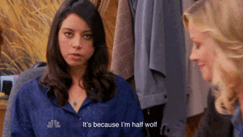 april ludgate wolf GIF