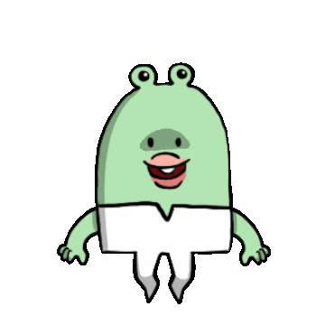 Happy Jump Sticker