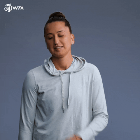 Tennis Shrug GIF by WTA