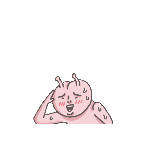 粉紅屁屁星人 Sticker