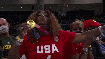 Gold Medal Sport GIF by WNBA
