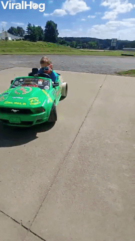 4 Year Old Shows Off Drifting Skills In Toy Car GIF by ViralHog