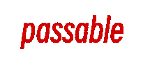 Passable Sticker
